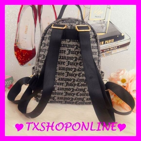 ❣️❣️{Juicy Couture} 🎒🎒 Rosie Mini Backpack Black NWT - Picture 2 of 5